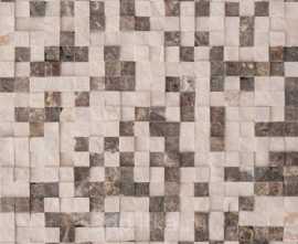 CV20146 Мозаика Mos.Dark Emperador+ Sand Gray Split 1.5x1.5 30.5x30.5 от Colori Viva (Индия)