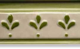 Бордюр Aranda hijar verde 6.5x13 от Vives Ceramica (Испания)