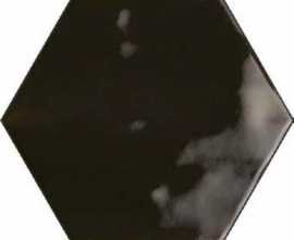 Настенная плитка HOPE HEX NERO GRAPHITO GLOSSY (PT03127) 15x17.3 от Ribesalbes (Испания)