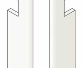 Спецэлемент Boost Stone Ivory Battiscopa Sag.Sx (A7NN) 7.2x30 от Atlas Concorde (Италия)