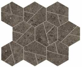 Мозаика Boost Stone Tobacco Mosaico Hex (A7C1) 25x28.5 от Atlas Concorde (Италия)