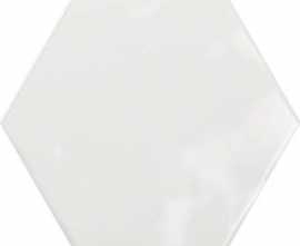 Настенная плитка GEOMETRY HEX WHITE GLOSSY 15x17.3 от Ribesalbes (Испания)