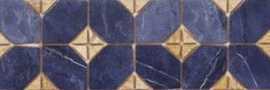 Бордюр Tira Iliada-PR Azul 10.8x43.5 от Vives Ceramica (Испания)
