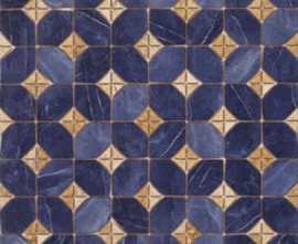 Керамогранит Iliada-PR Azul 43.5x43.5 от Vives Ceramica (Испания)